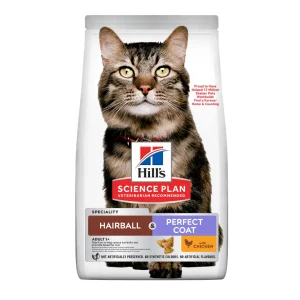 غذای خشک گربه بالغ  Hairball & Perfect Coat