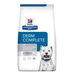 غذای خشک درمانی سگ نژاد کوچک Hill’s Prescription Diet Derm Complete Mini